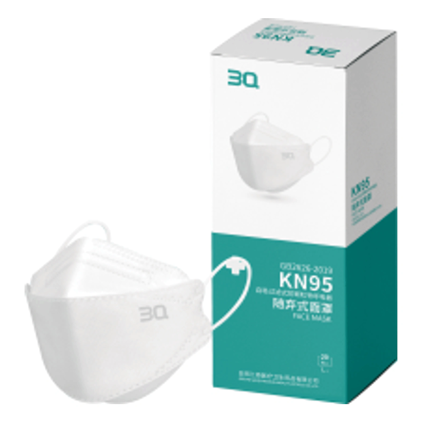 KN95口罩-柳叶型产品展示