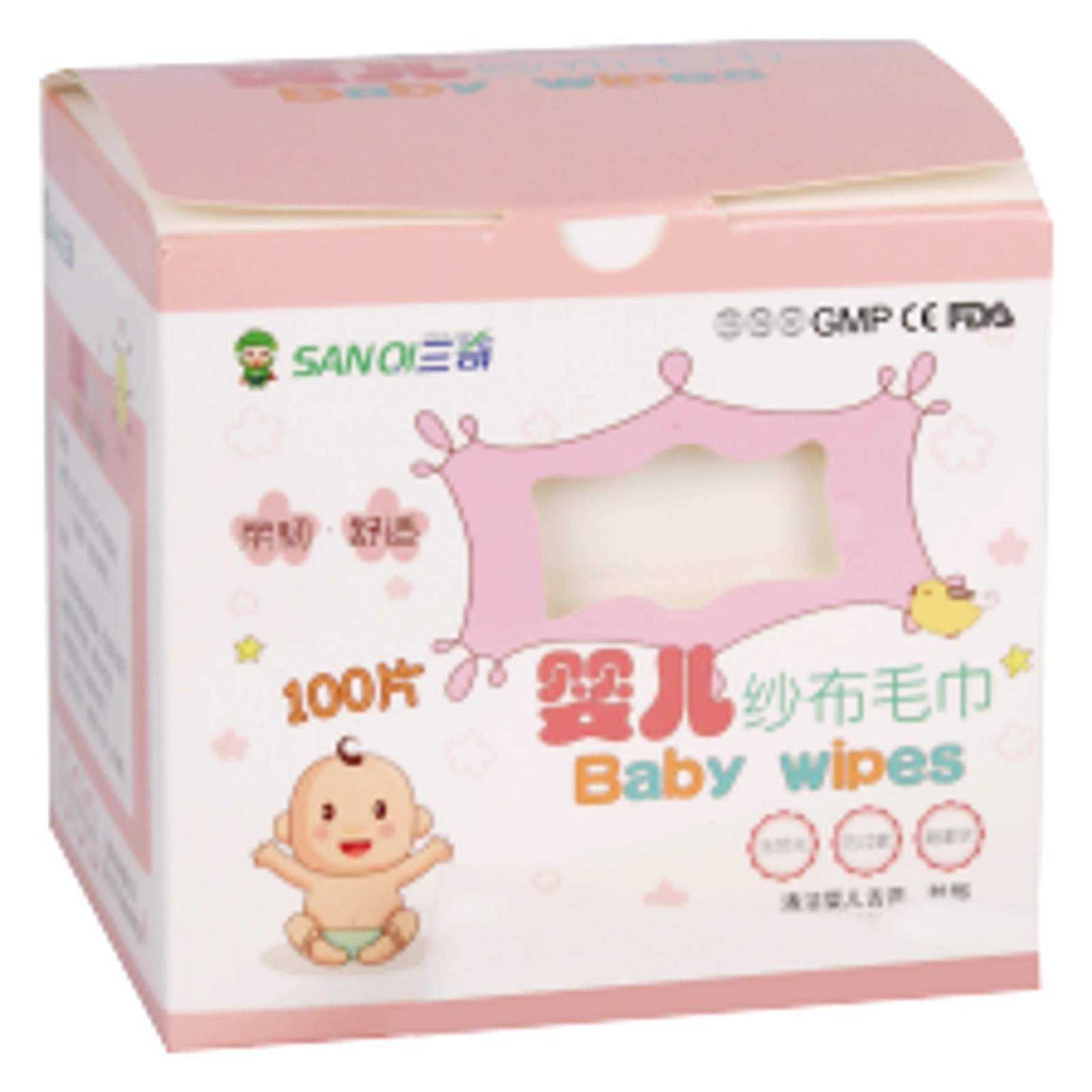 婴儿纱布毛巾产品展示