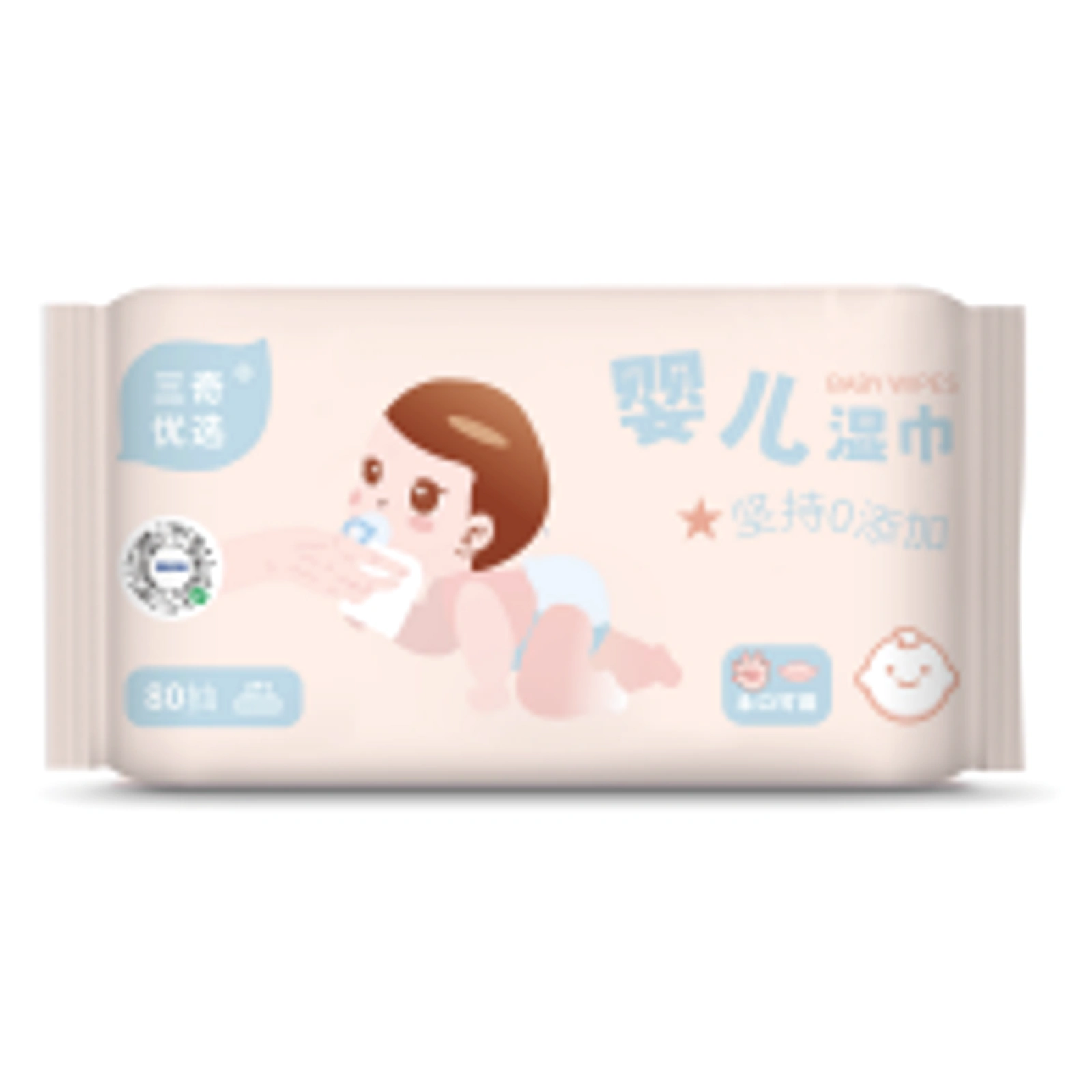 婴儿湿巾产品展示
