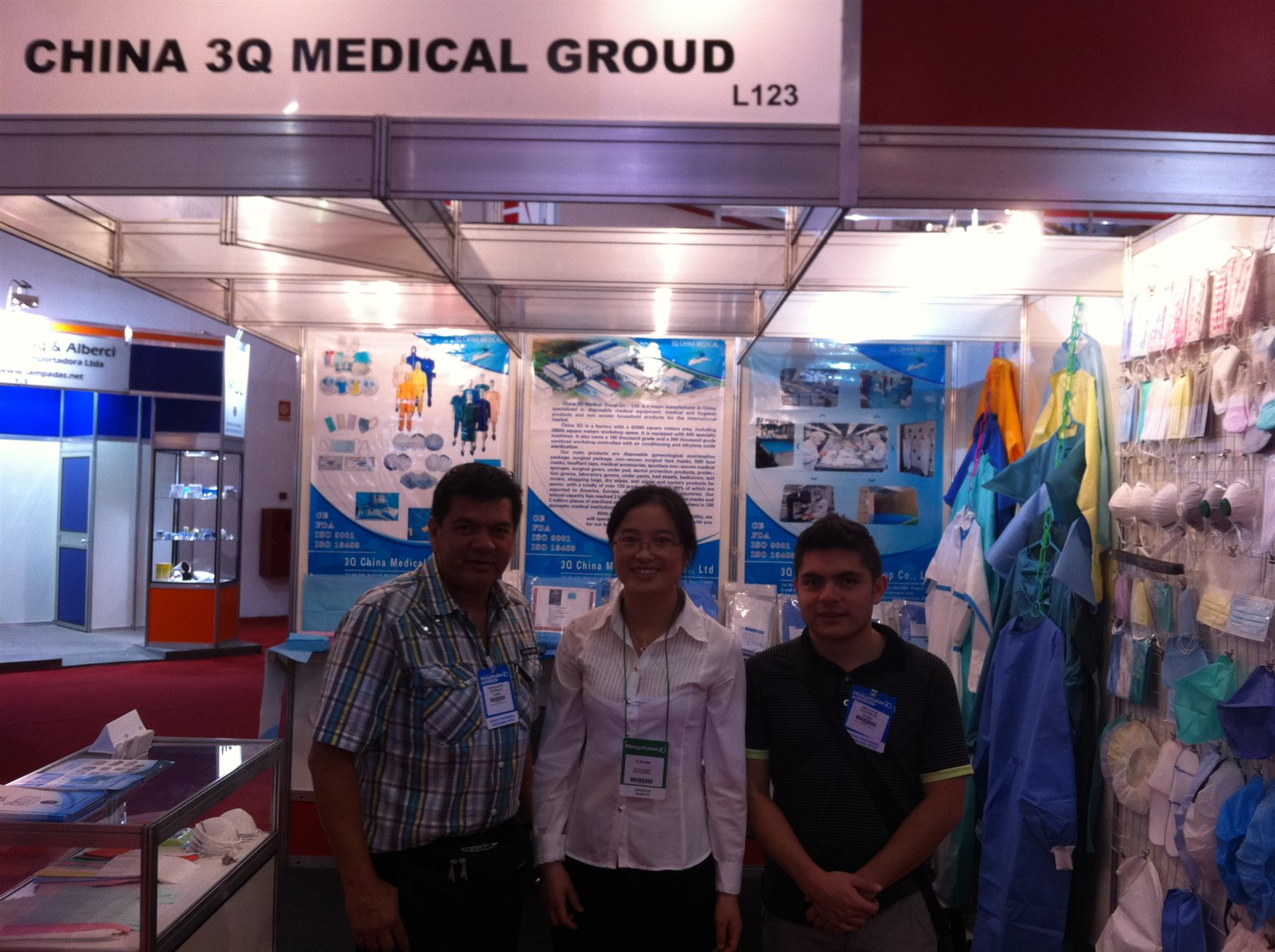 Product conversation at the Brazil exhibition