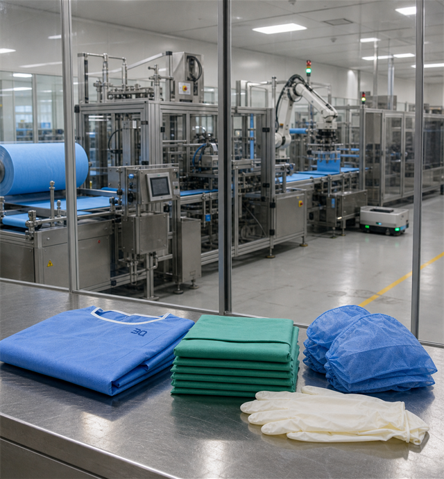 SANQI VIET NAM NEW MATERIAL CO.,LTD medical supplies production line and finished protective products